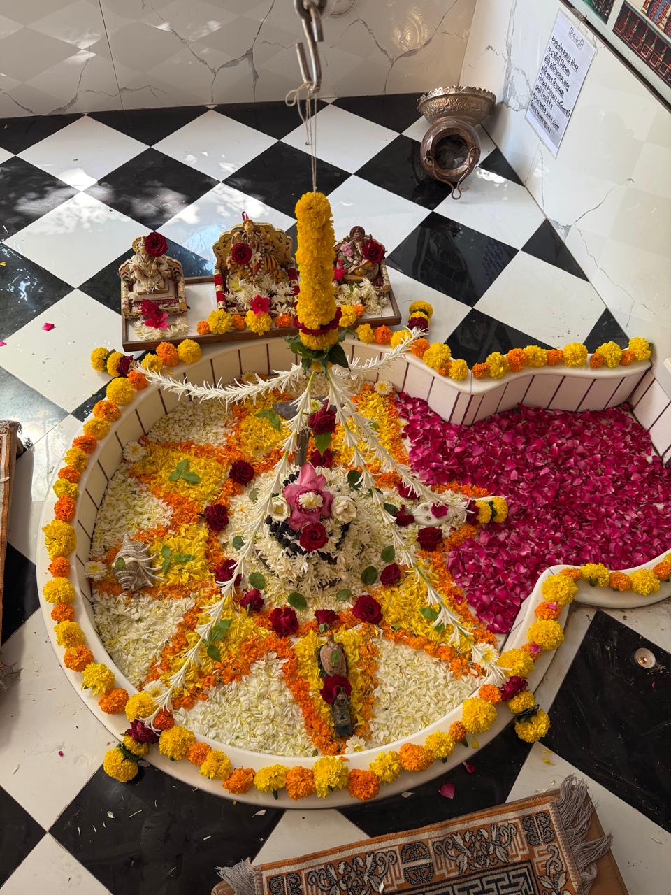 Mahadev themed decor detail by Aarambh Events